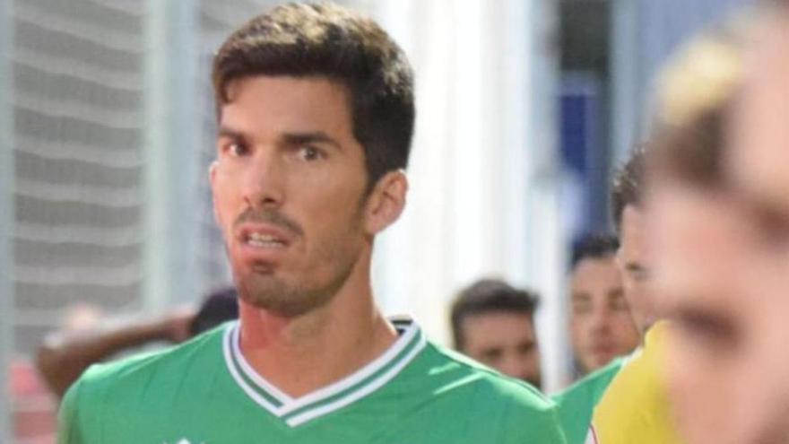 El lagunero Carlos Gutiérrez, en un partido con el Zamora.