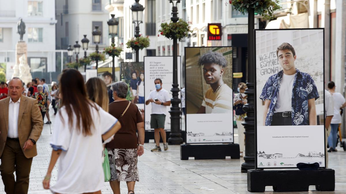 175 aniversario de los institutos Gaona y Martiricos en una exposición en la calle Larios