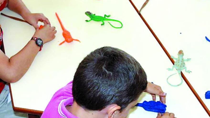 Niños participantes de los talleres del Museo Cueva Pintada.