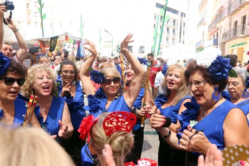 Primera jornada de la Feria de Málaga en el centro.