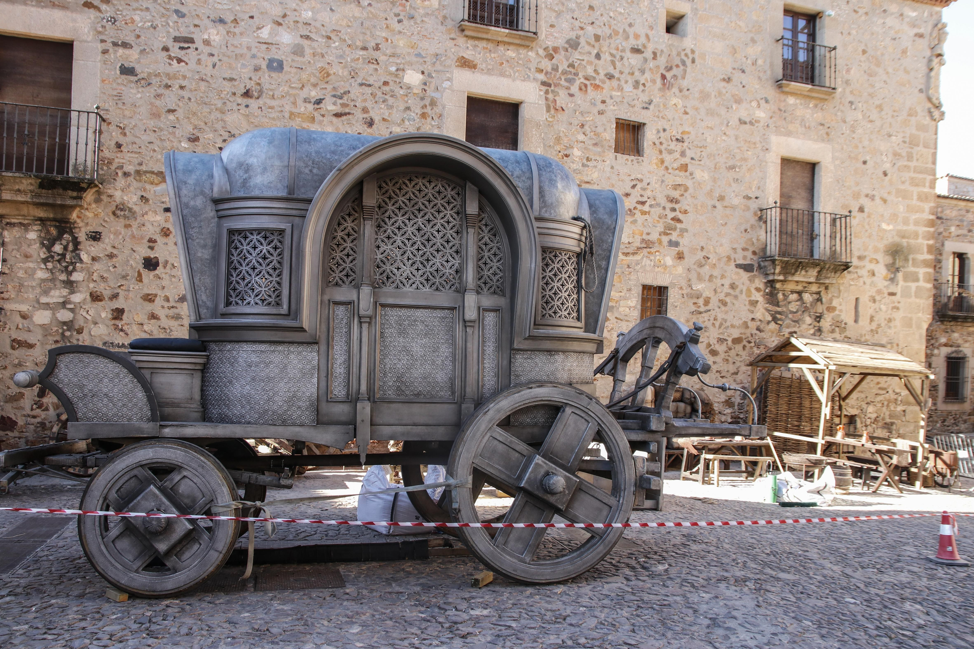 El rodaje de la precuela de 'Juego de tronos' en Cáceres, en imágenes