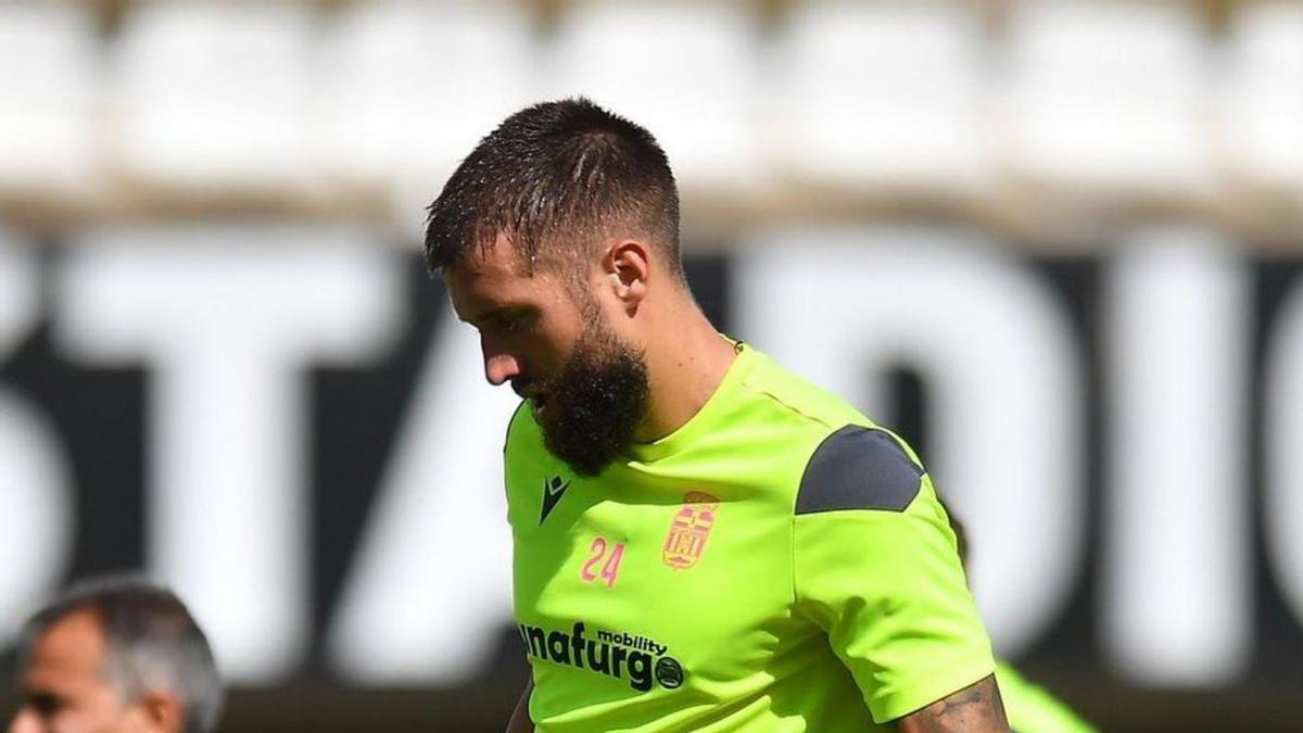 Nikola Sipcic, durante su etapa en el Cartagena. | | E.D.