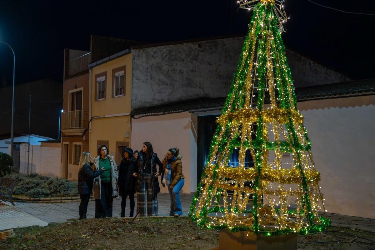 Plantonal de Vera se ilumina por Navidad.