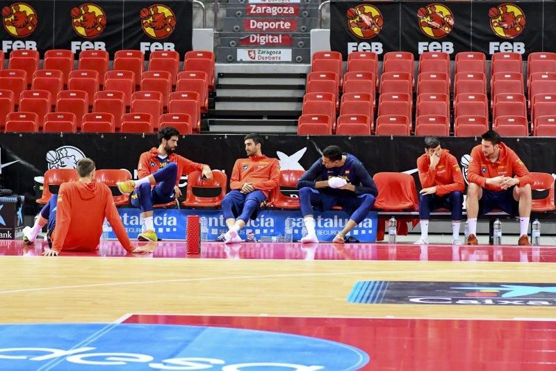 Entrenamiento de la Selección Española de Baloncesto