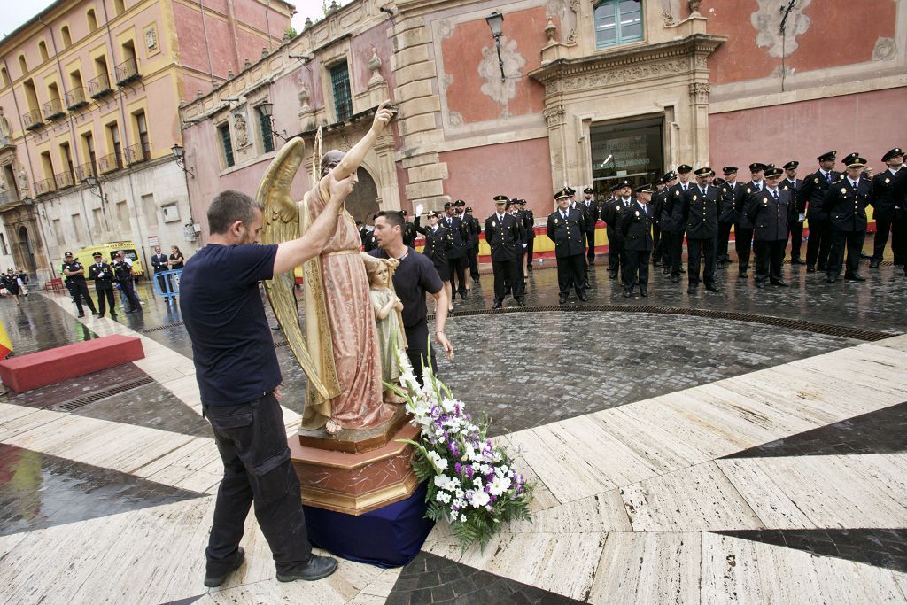 Las imágenes de la celebración de los Santos Ángeles Custodios de la Policía Nacional en Murcia