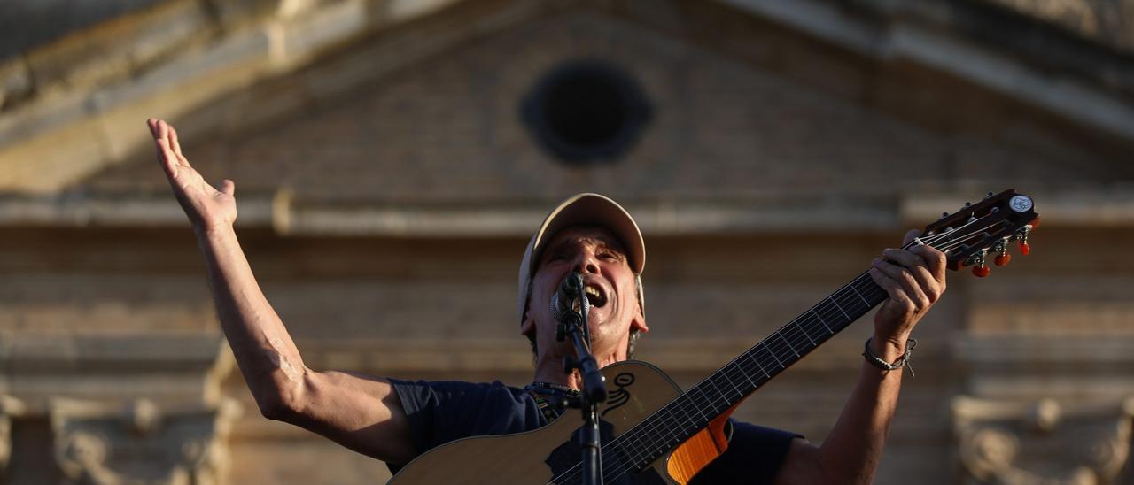 Manu Chao fue el encargado de cerrar la tercera edición de SoNna Huesca.