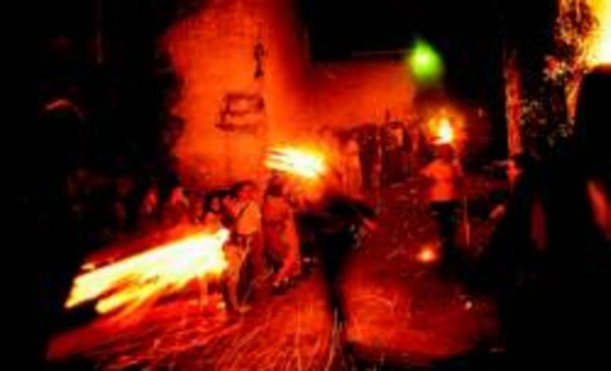 Una imatge de la baixada de les Falles del Pirineu, l’any passat. Una imatge de la baixada de les Falles del Pirineu, l’any passat.