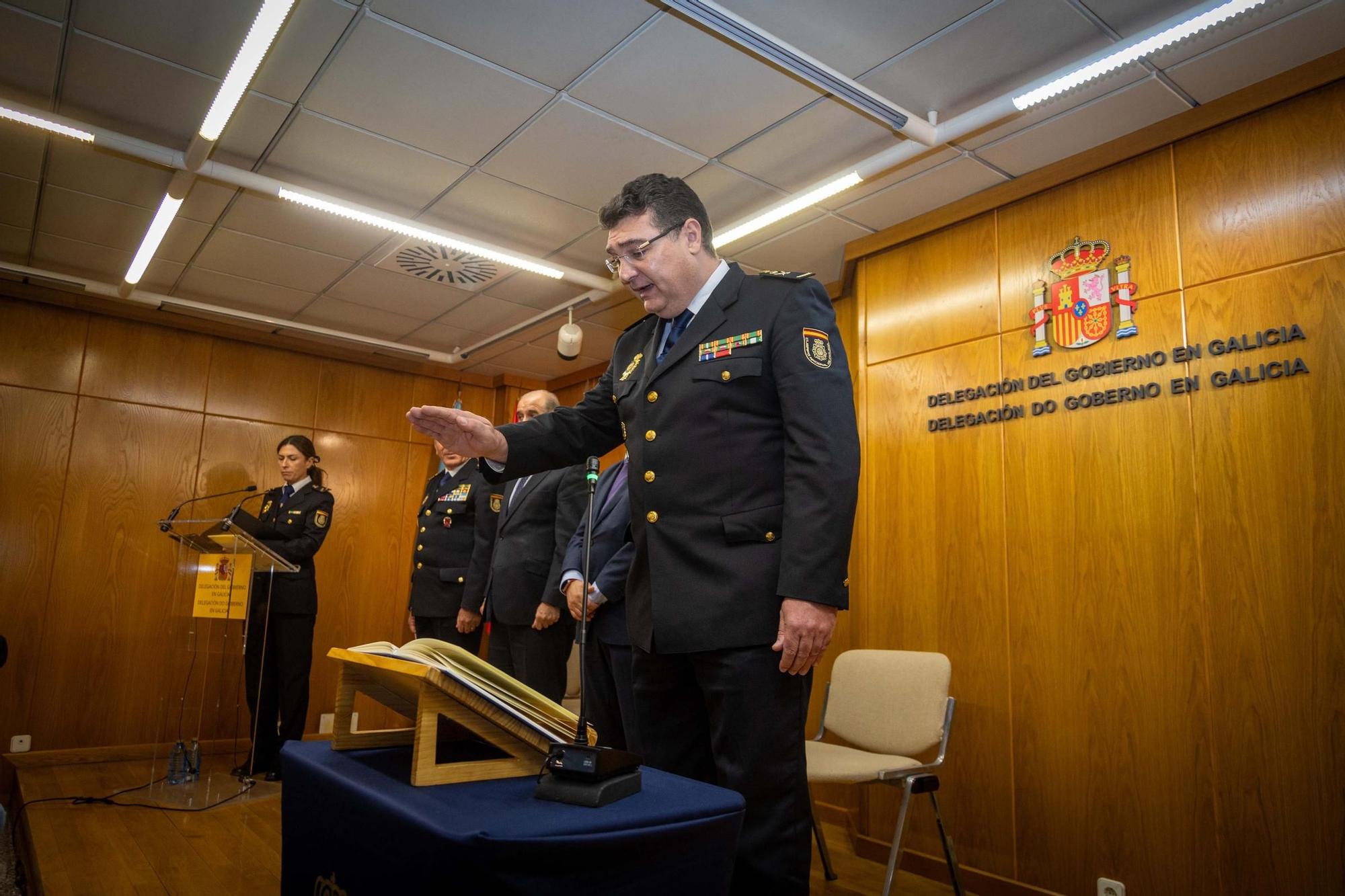 Pedro Jesús Pacheco toma posesión como nuevo jefe superior de Policía de Galicia