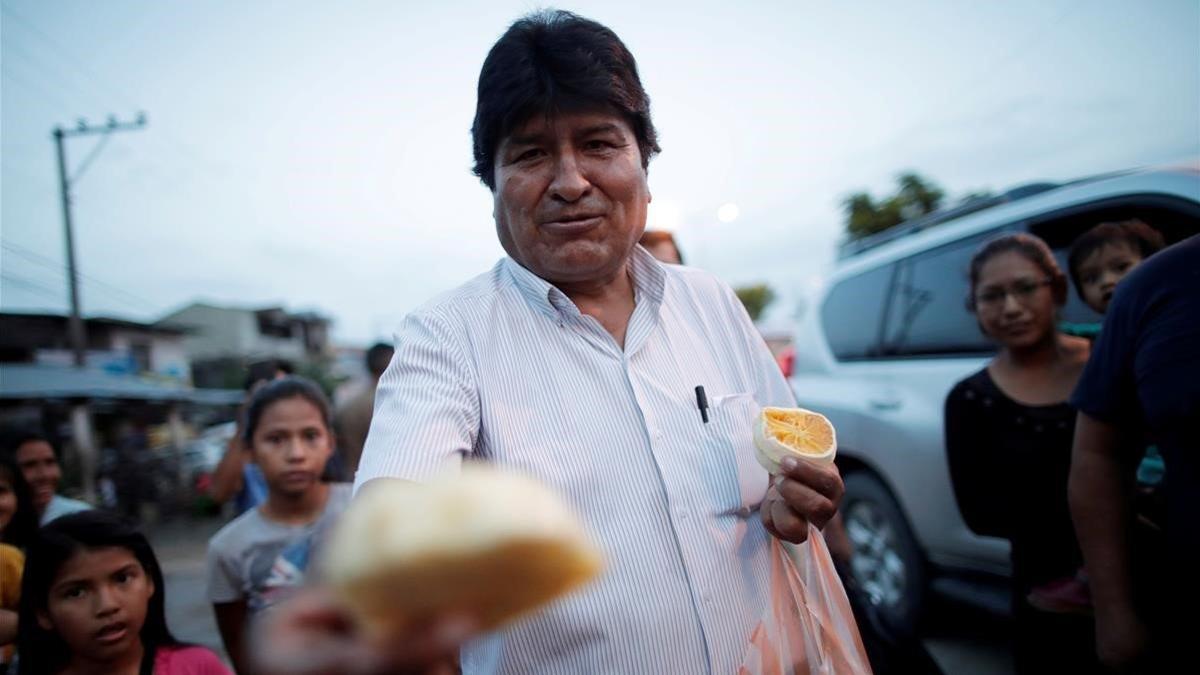 El expresidente de Bolivia, Evo Morales, en una imagen del pasado 19 de octubre.