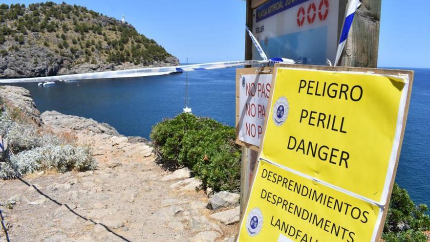 Desprendimientos de rocas obligan a cerrar la ‘playa artificial’ del Port