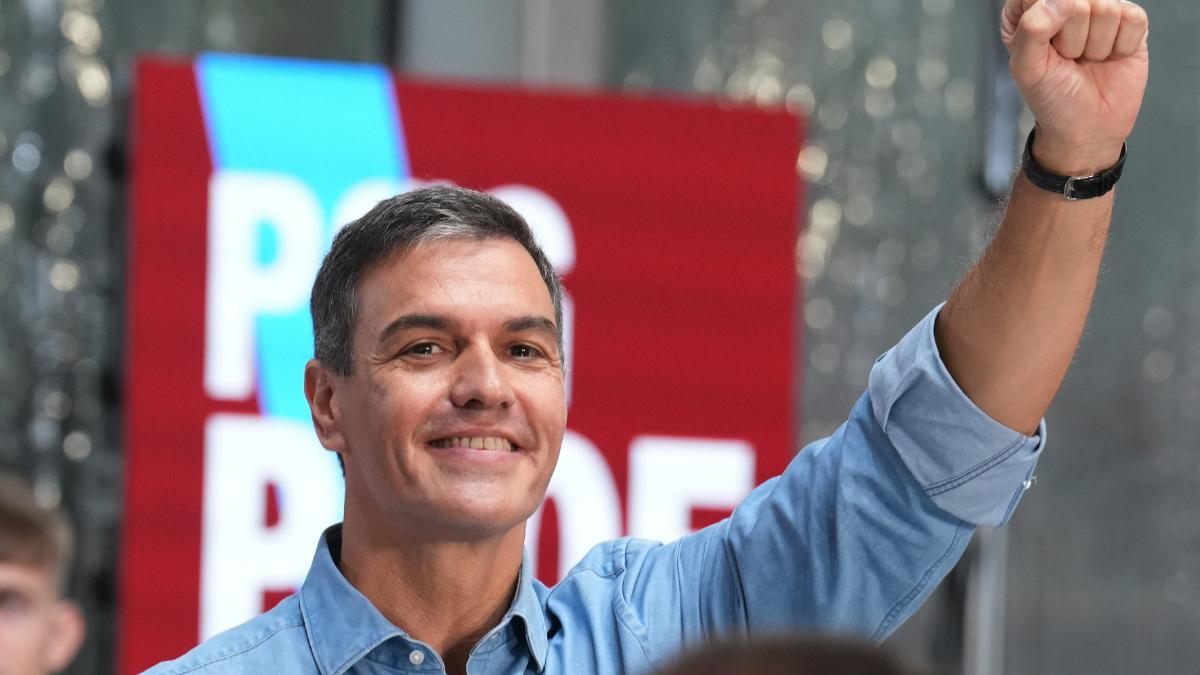 El presidente del Gobierno en funciones y secretario general del PSOE, Pedro Sánchez.