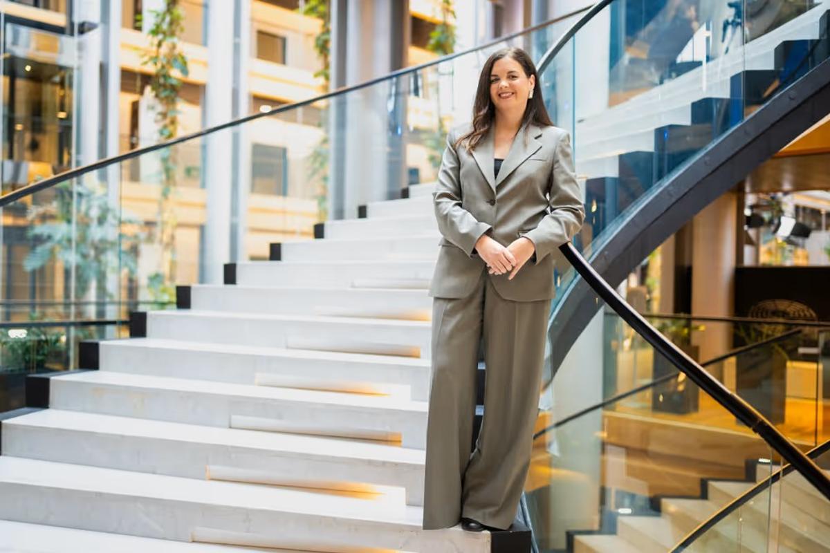 La eurodiputada socialista Sandra Gómez, en el Parlamento europeo.