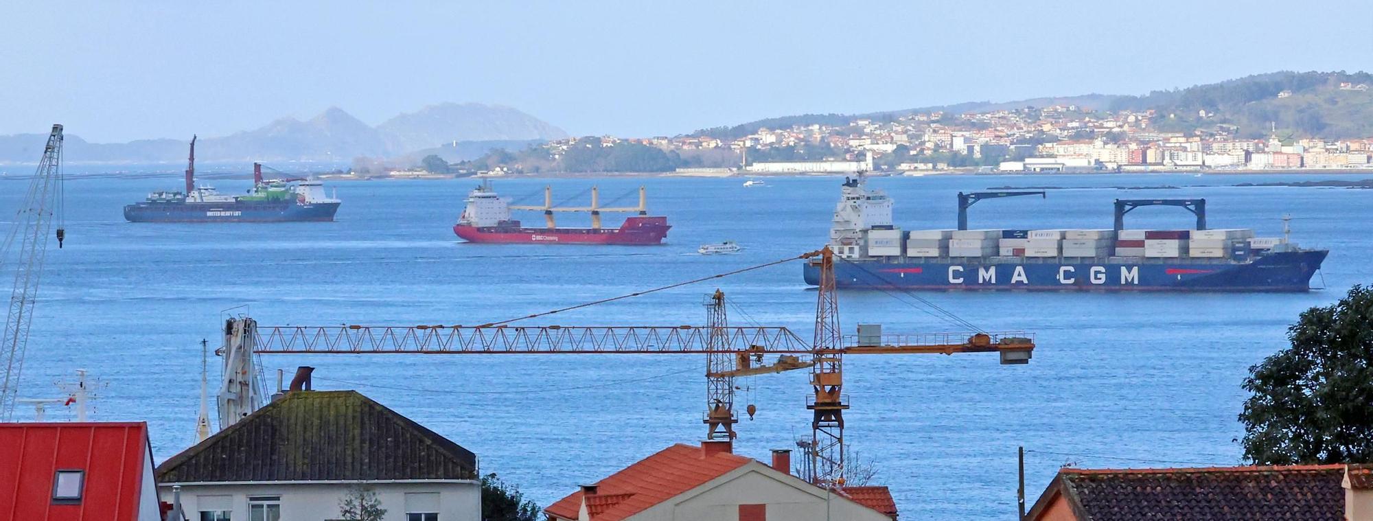 La borrasca Louis en la costa sur de Galicia