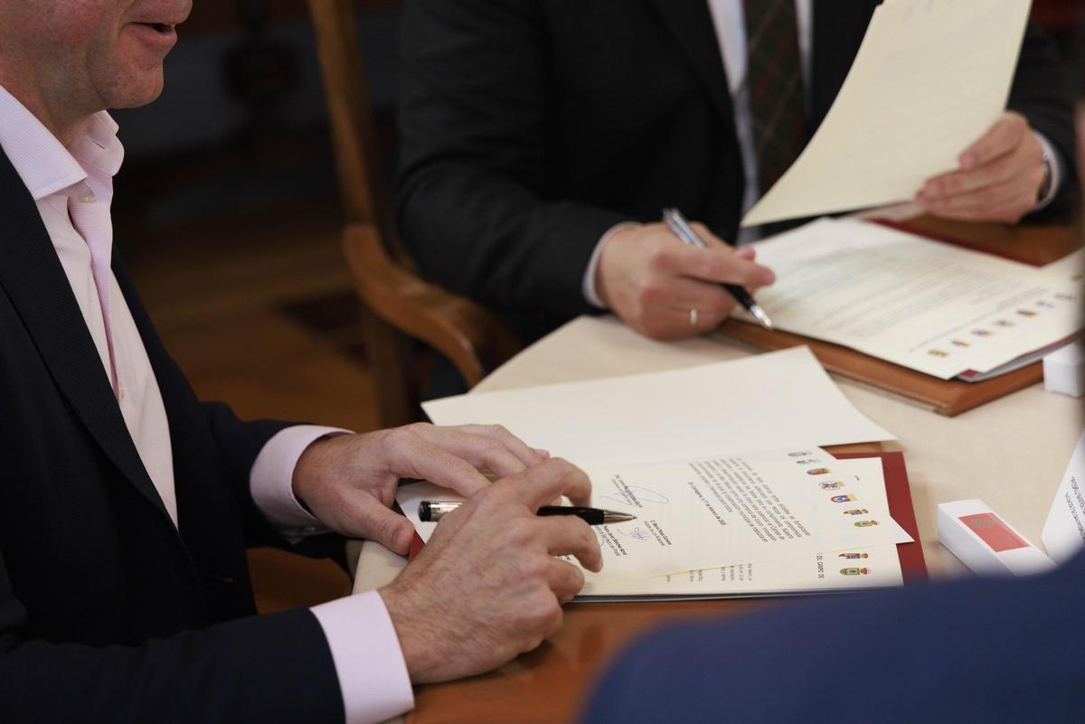 Los alcaldes firman la creación de la Asociación de Municipios de la Comarca del Campo de Cartagena y Mar Menor.