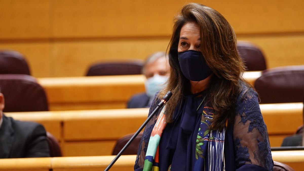 Adela Pedro en el Senado.