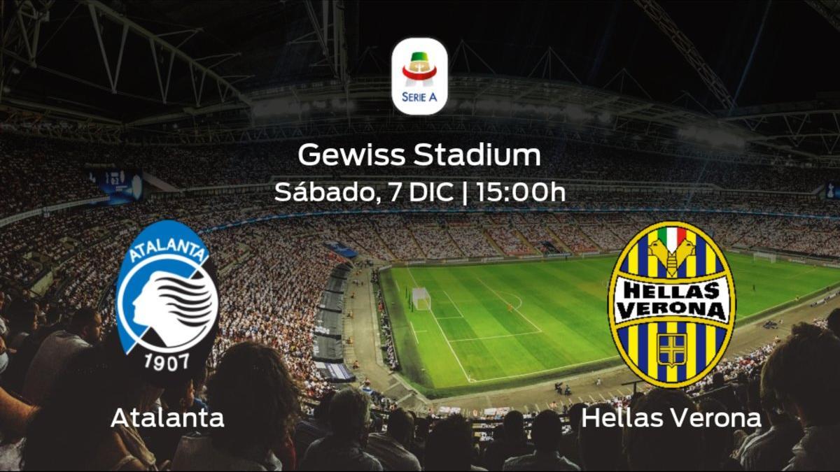 Previa del partido de la jornada 15: Atalanta contra Hellas Verona