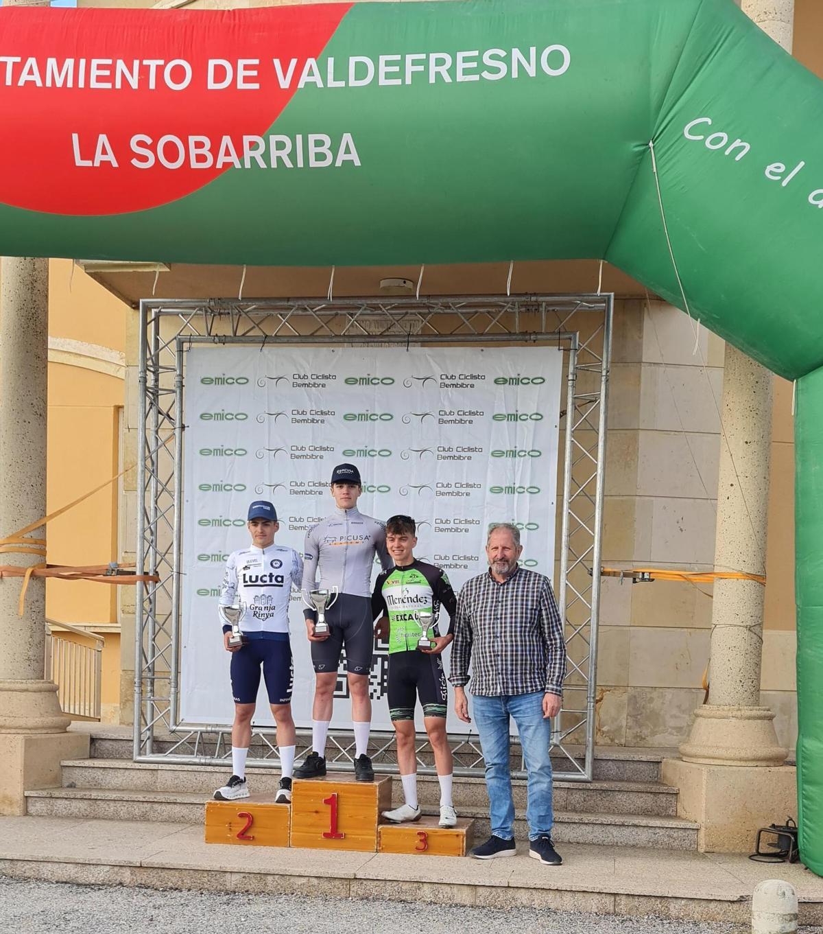 Rodrigo García, en lo más alto del podio.
