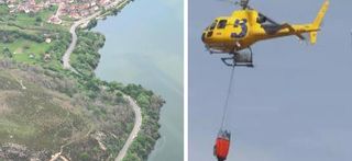 Milagro en el accidente de helicóptero del embalse de Tanes: el sonido de un "bombazu" y la emoción de ver que el superviviente "venía nadando"