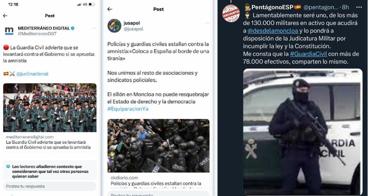 L’extrema dreta agita una campanya insultant el Rei i cridant els militars a parar una amnistia