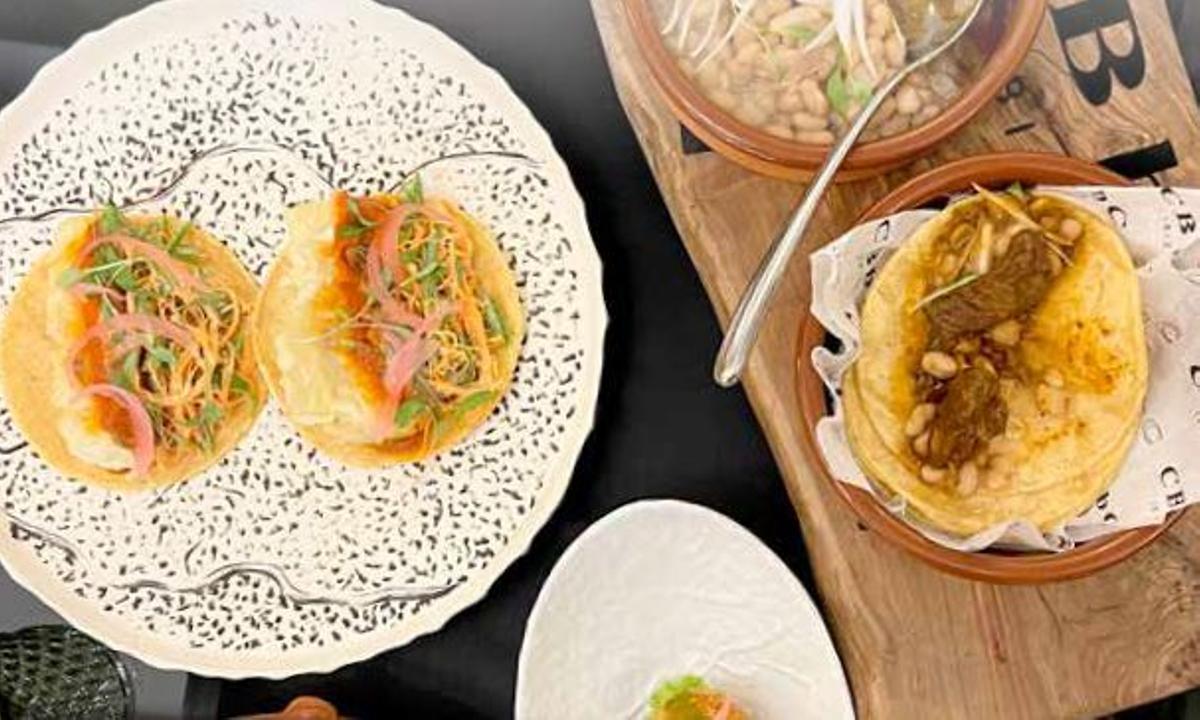 Parte del menú mexicano de Ebusus