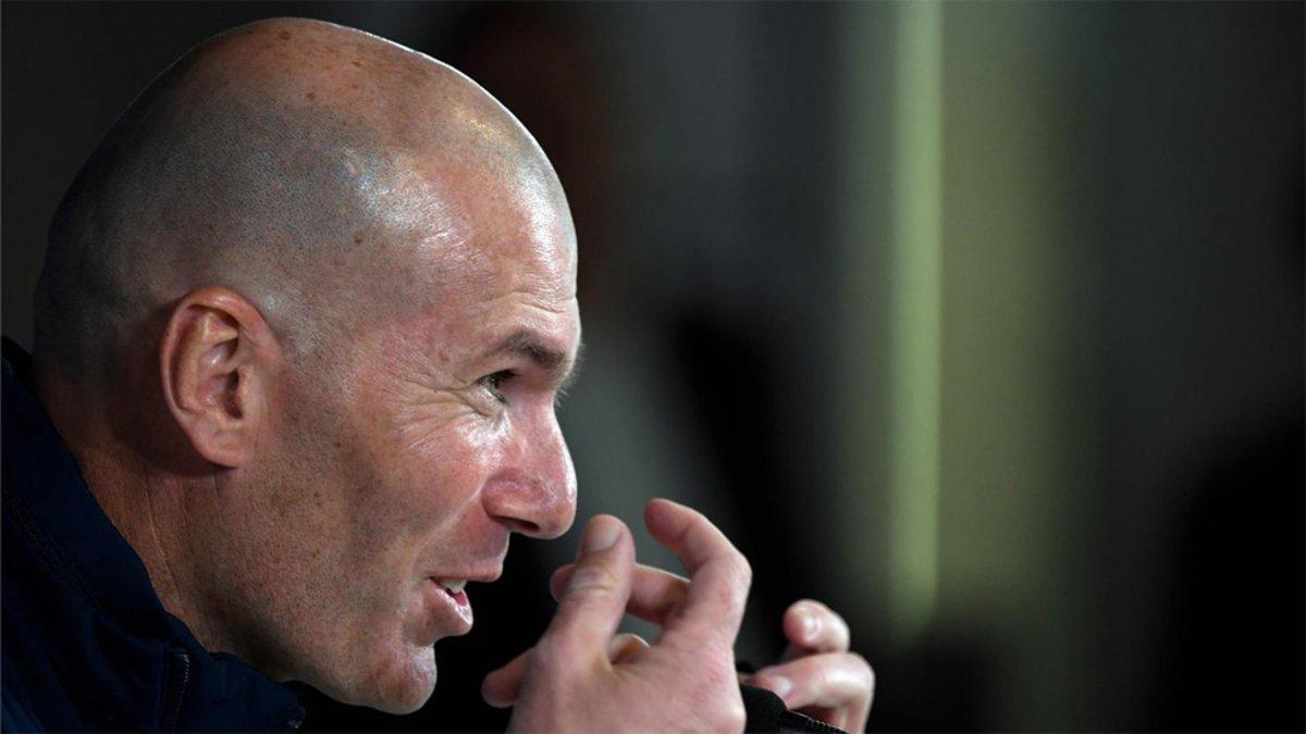 Zinedine Zidane, entrenador del Real Madrid