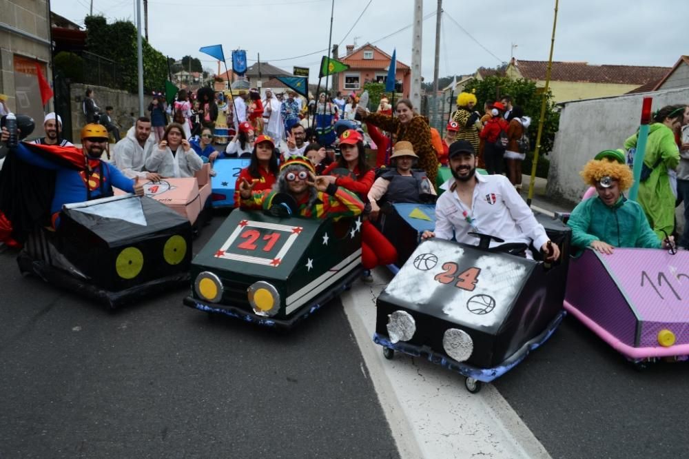 Aldán y Moaña celebran el final del Carnaval. // G. Núñez