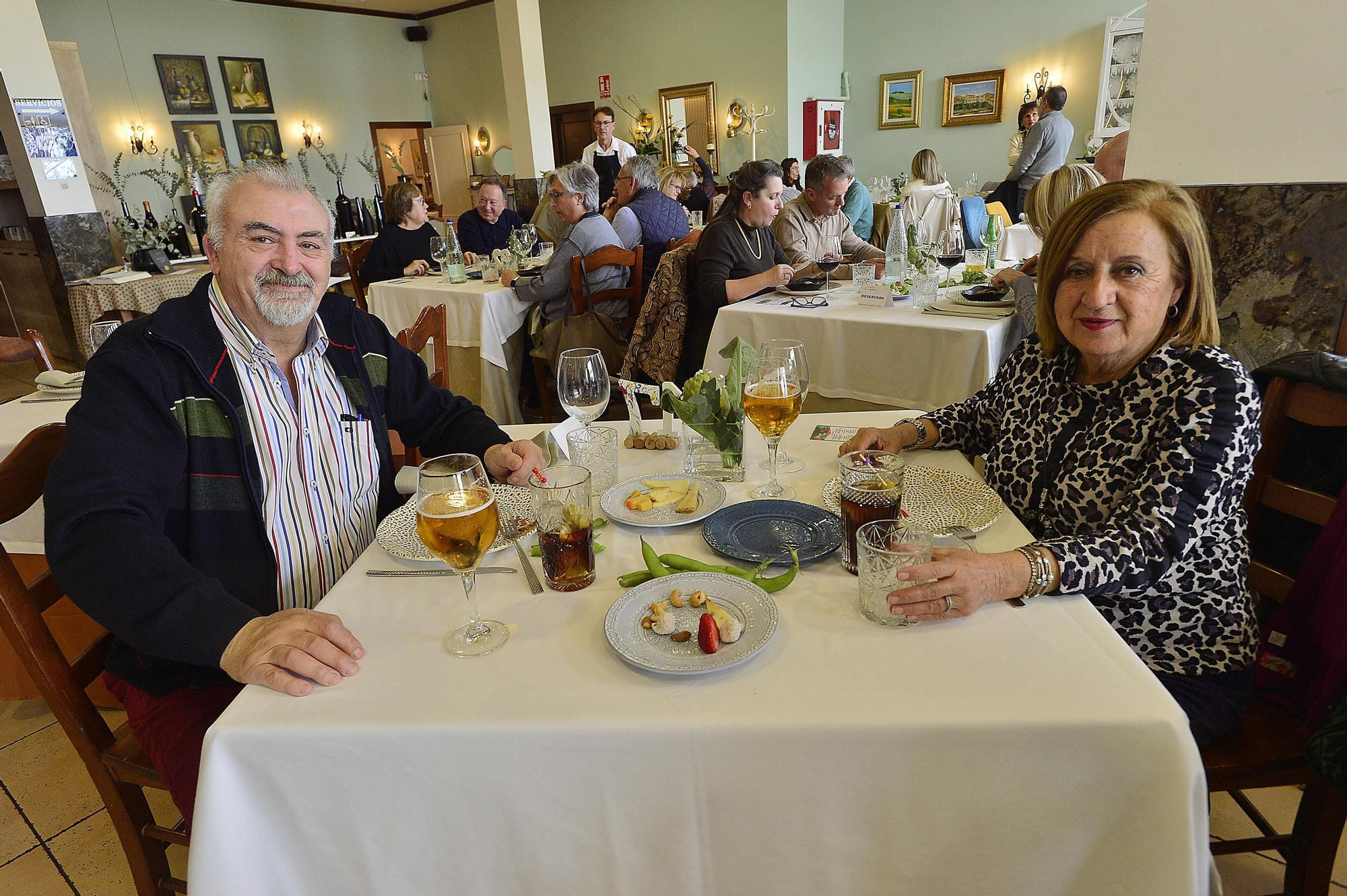 Menjars de la Terra en el restaurante  Los Infantes de Almoradí.