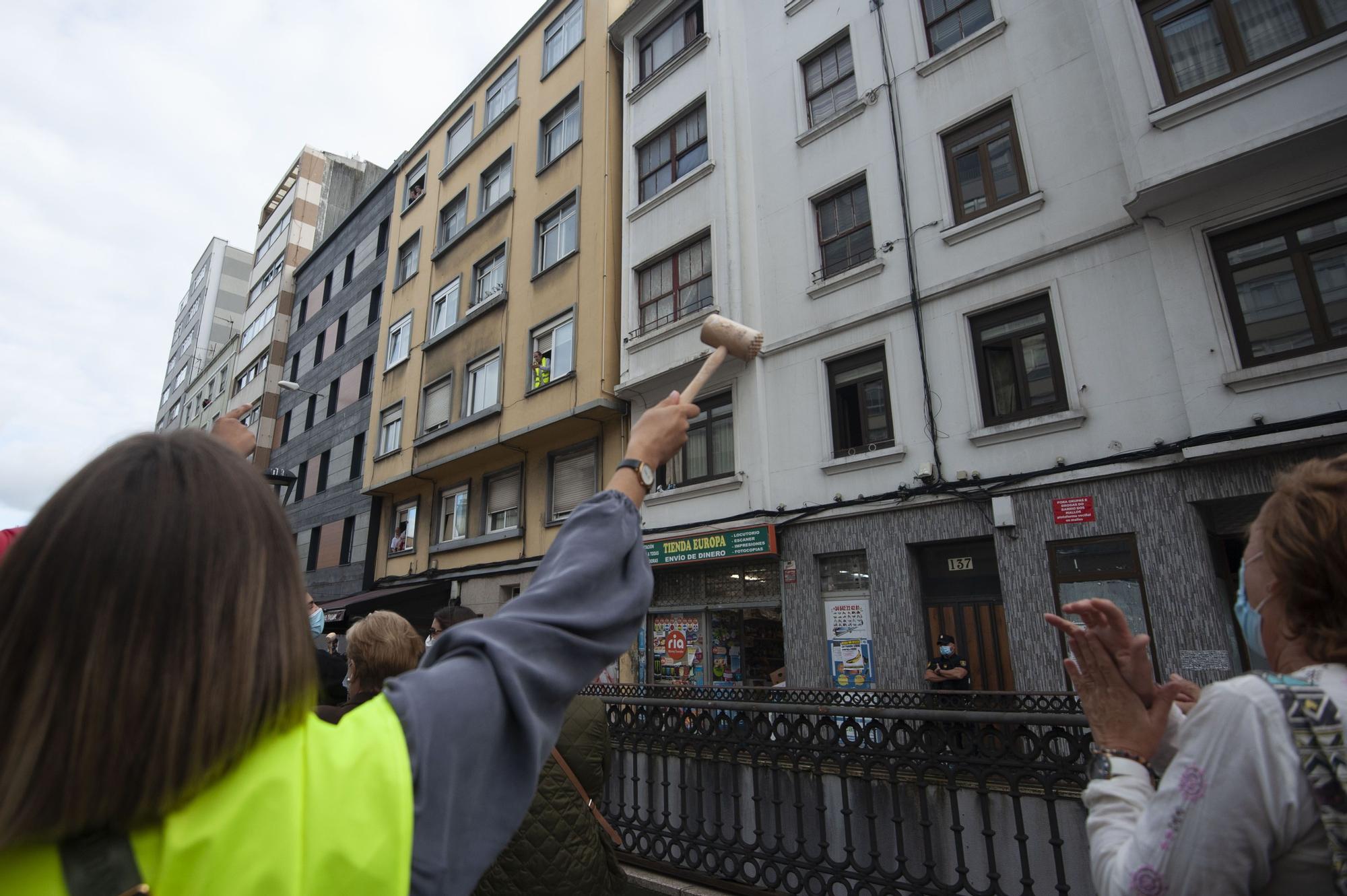 Os Mallos se lanza a la calle para denunciar “inseguridad”