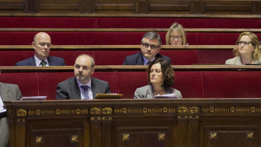 El PP de Valencia en un pleno del ayuntamiento. Foto: Germán Caballero.