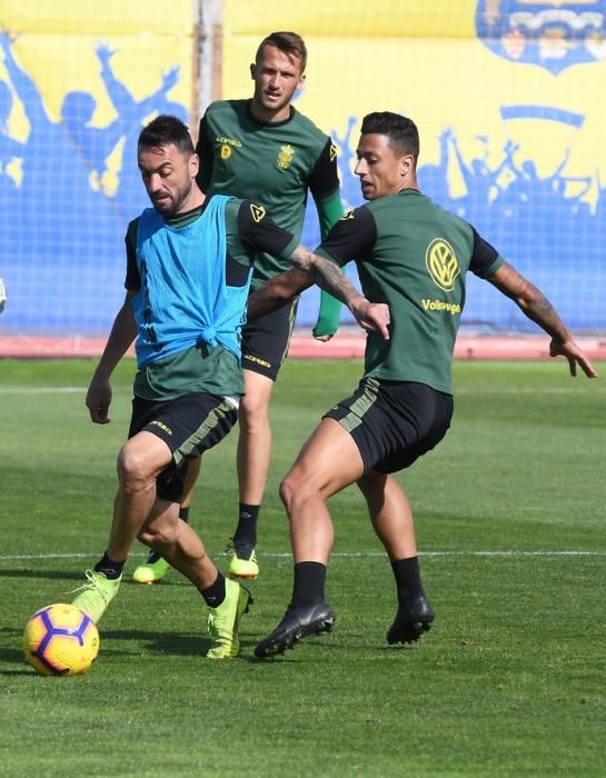 01/02/2019 TELDE. Entrenamiento UD Las Palmas en El Hornillo.  Fotografa: YAIZA SOCORRO.