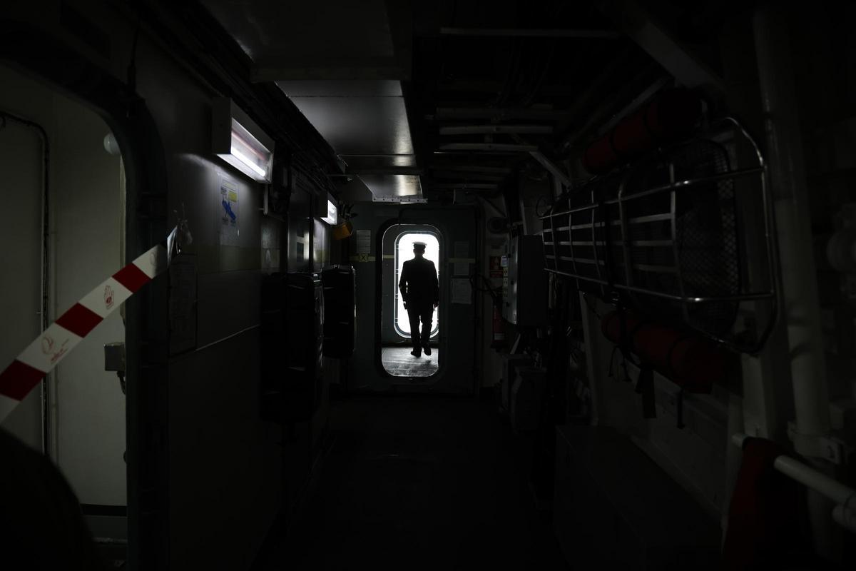 Las fotos de la fragata Álvaro de Bázan durante su visita a Cartagena