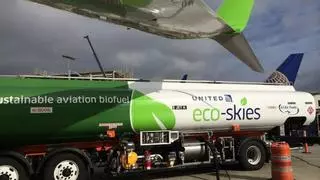 Primer vol transatlàntic d'un avió de passatgers amb combustible ecològic al 100%