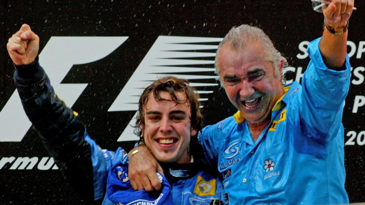 Alonso y Briatore formaron un dúo exitoso en la marca francesa