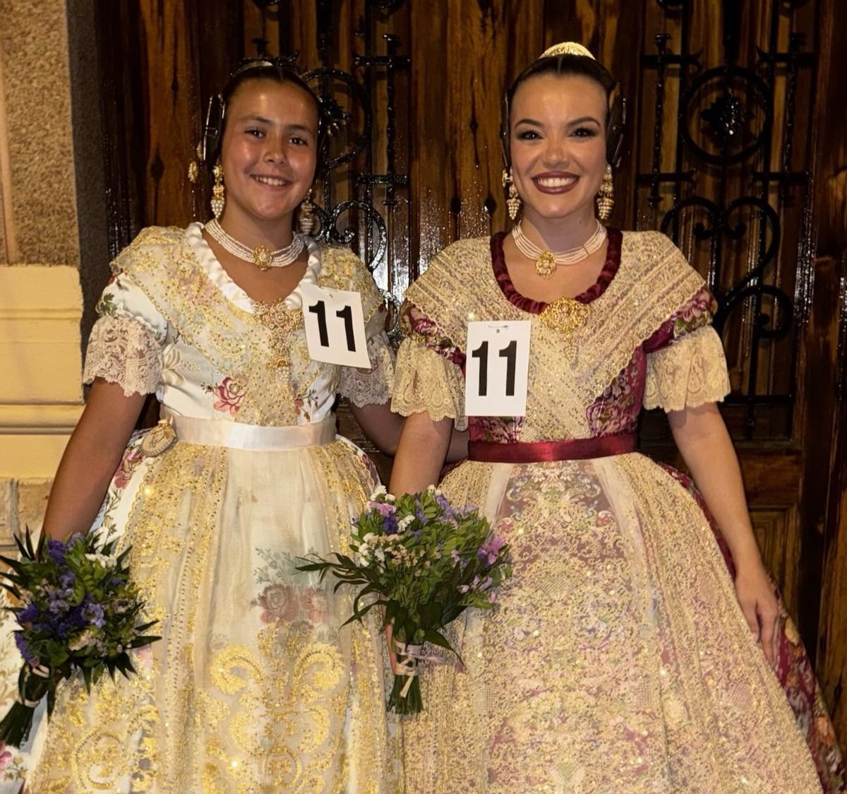 Andrea Meca y Valeria hicieron doblete en la preseleccion y con el mismo numero