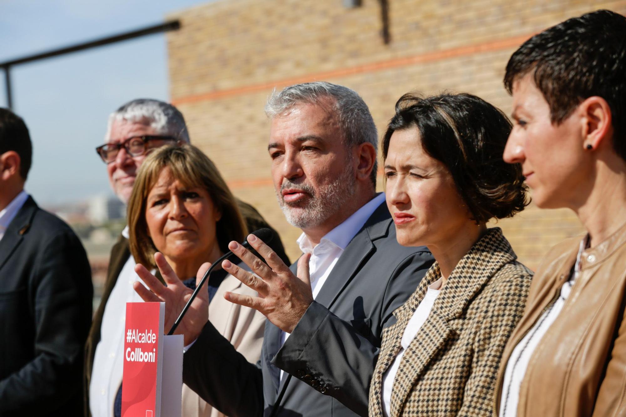 Los alcaldes presentan el 'Nou Pacte Metropolità' en Santa Coloma de Gramenet.