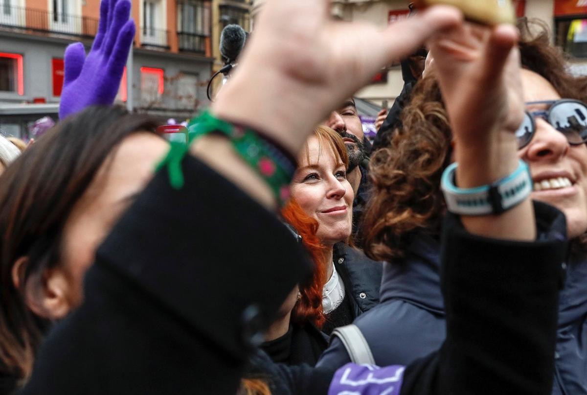 GRAF7315 MADRID 08 03 2018 - Lectura del manifiesto contra el machismo en el periodismo que han firmado miles de informadoras espanolas hoy con motivo del Dia Internacional de la Mujer en Madrid EFE Emilio Naranjo GRAF7315 MADRID 08 03 2018 - Lectura del manifiesto contra el machismo en el periodismo que han firmado miles de informadoras espanolas hoy con motivo del Dia Internacional de la Mujer en Madrid EFE Emilio Naranjo