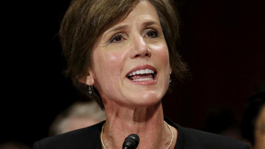 Sally Yates, la fiscal cesada por Trump.