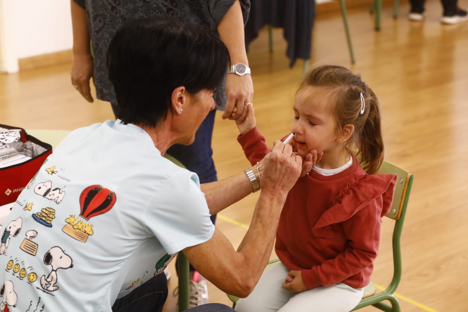 Así ha sido la jornada de vacunación de la gripe en los colegios
