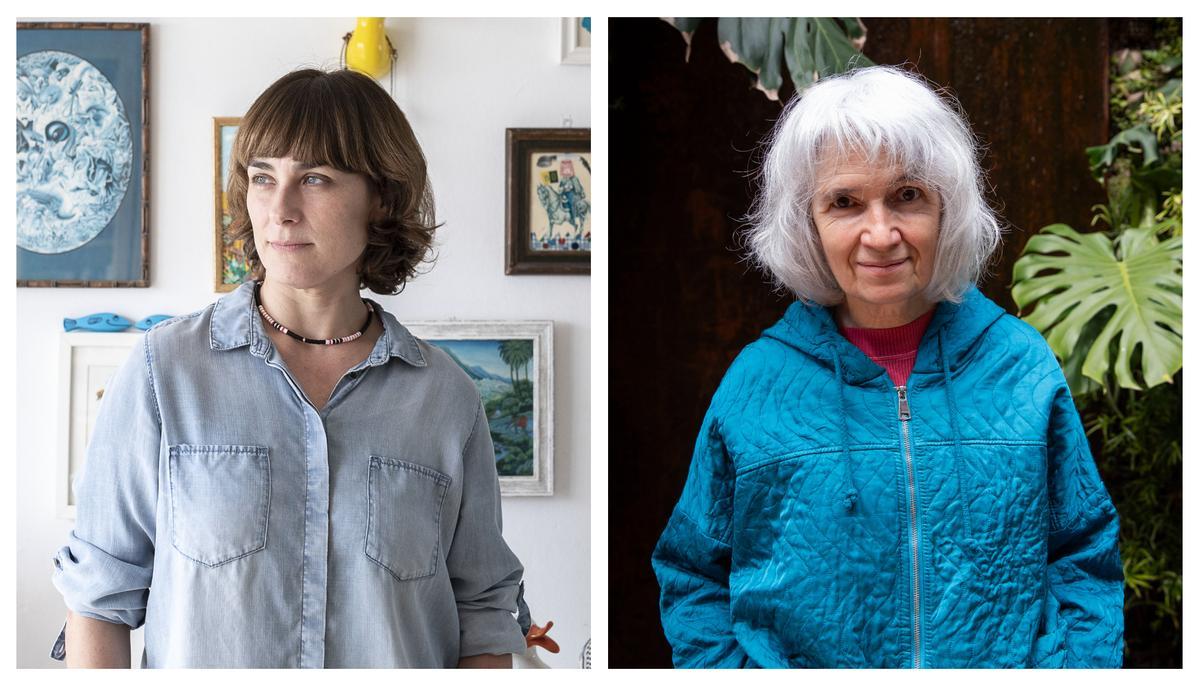 Sara Mesa, autora de 'Oposición', y Belén Gopegui, autora de 'Te siguen'.