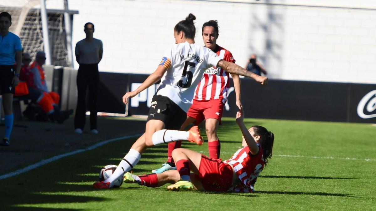 Encuentro entre el Valencia y el Athletic Club