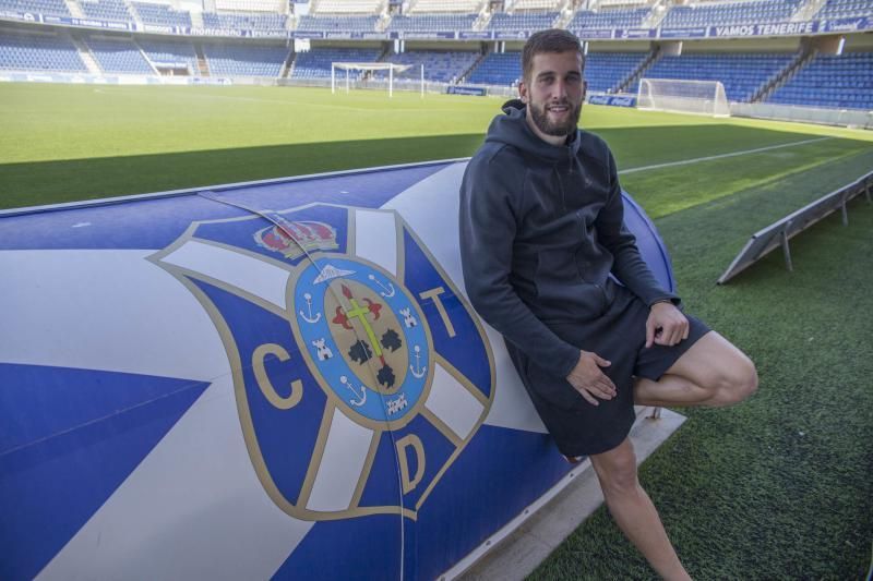 Entrevista a Nikola Sipcic , jugador del CD Tenerife más rueda de prensa   | 04/03/2020 | Fotógrafo: Delia Padrón