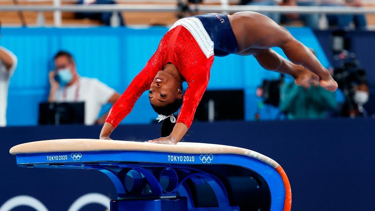 Simone Biles explica la seva retirada per «els dimonis al cap»