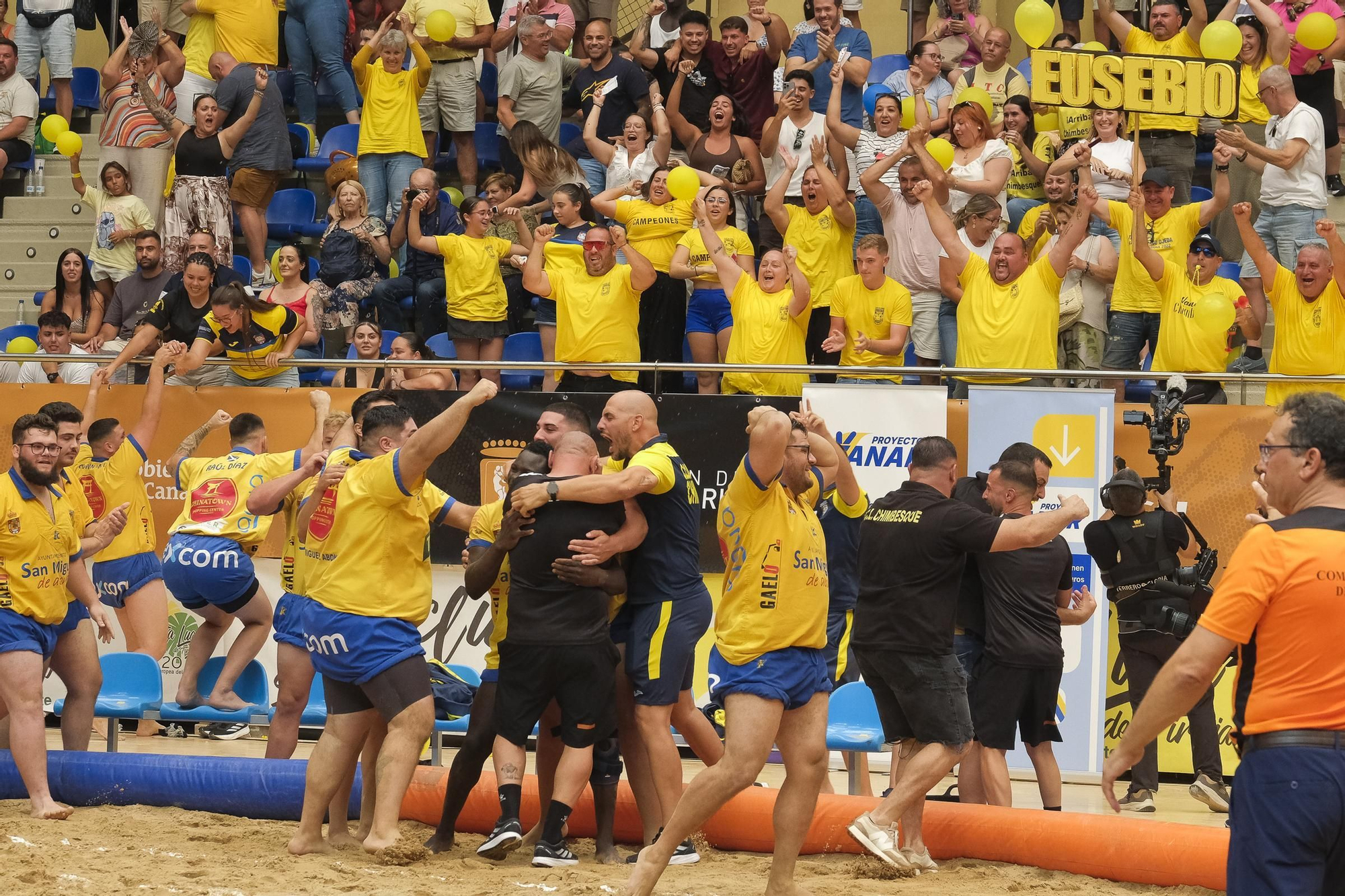 Final del torneo DISA Gobierno de Canarias de Lucha