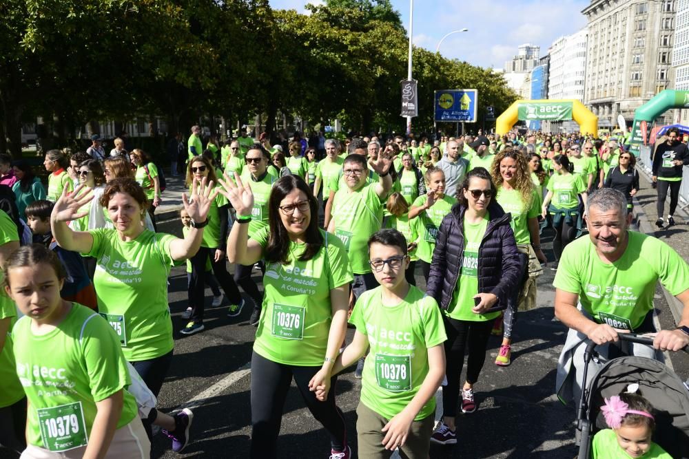 Carrera y caminata contra el cáncer en A Coruña