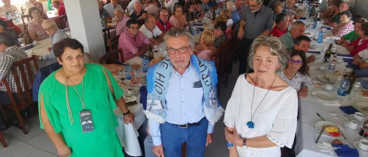 Homenaje al jubilado médico de O Hío. | SANTOS ÁLVAREZ