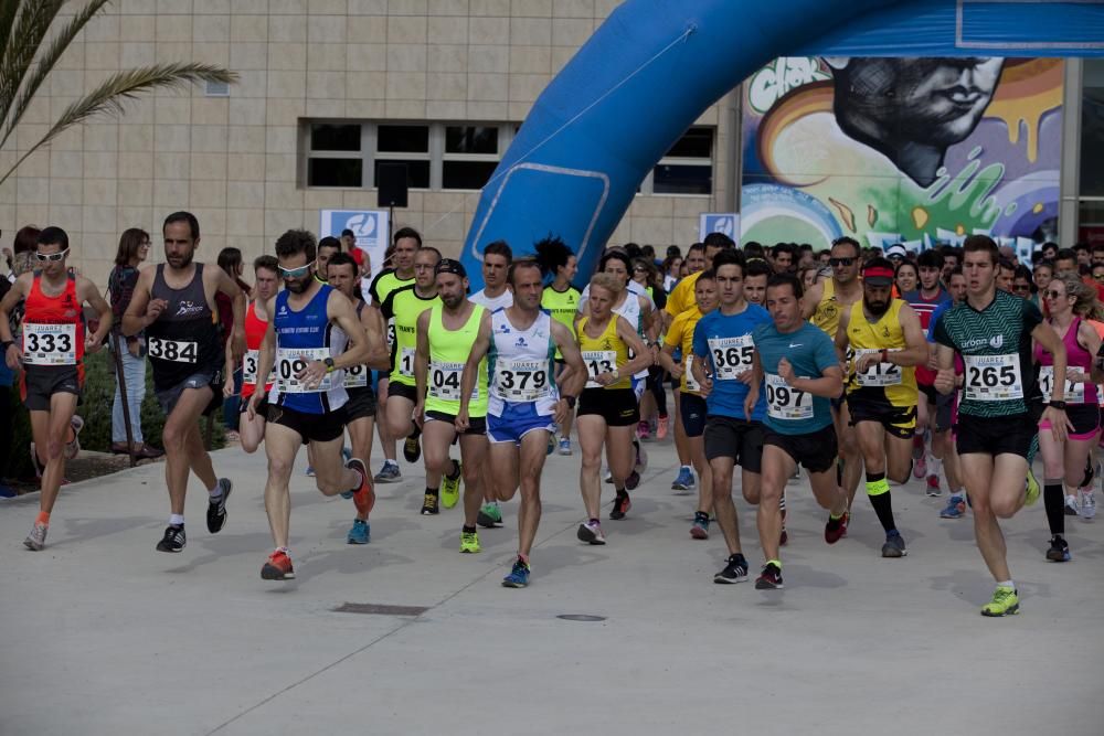 Imágenes del momento del inicio de la carrera