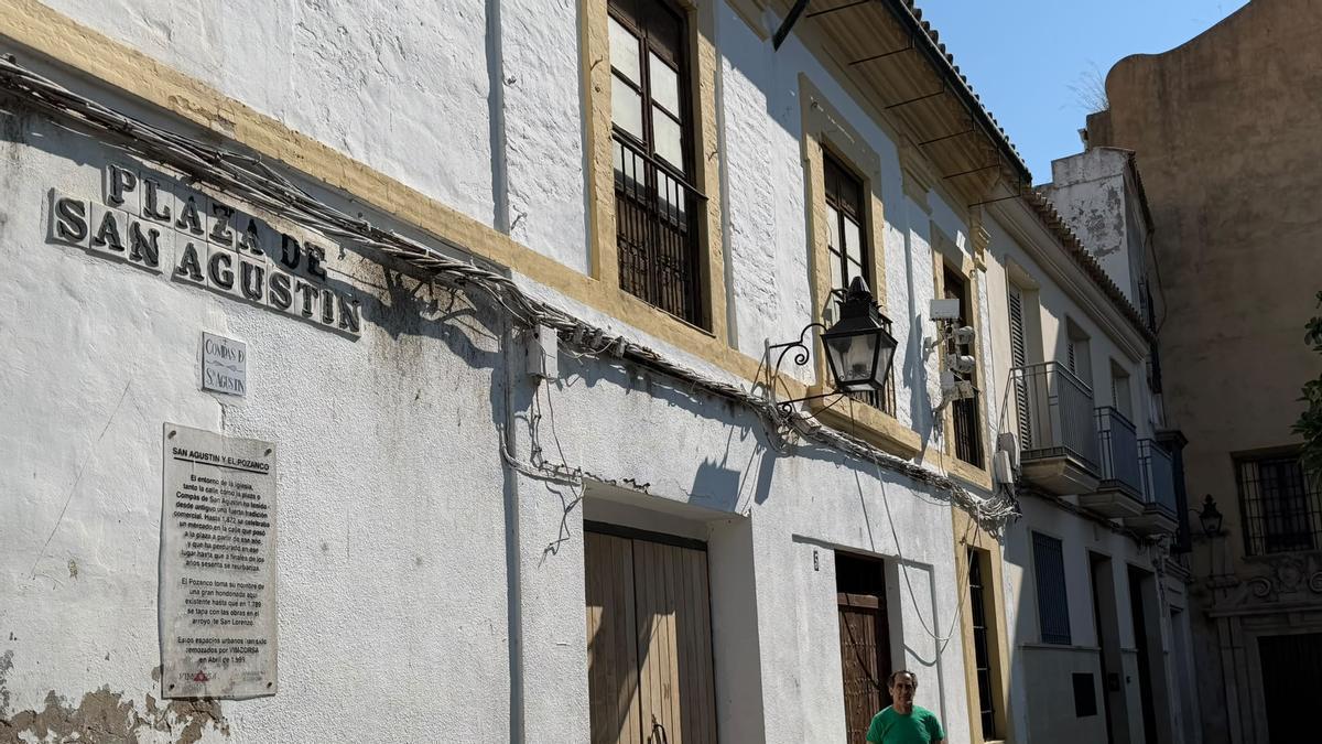 Casa 5 de la plaza de San Agustín, en estado de abandono.