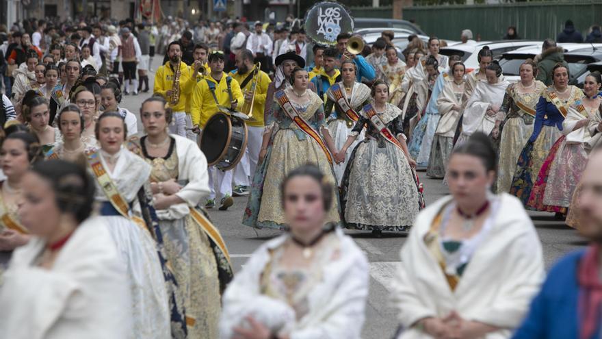 Visita de cortesía a las fallas del Port de Sagunt