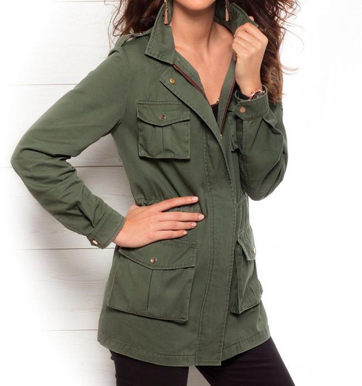 Lo mejor chaqueta verde militar mujer - Parkas 2024 - Aliexpress