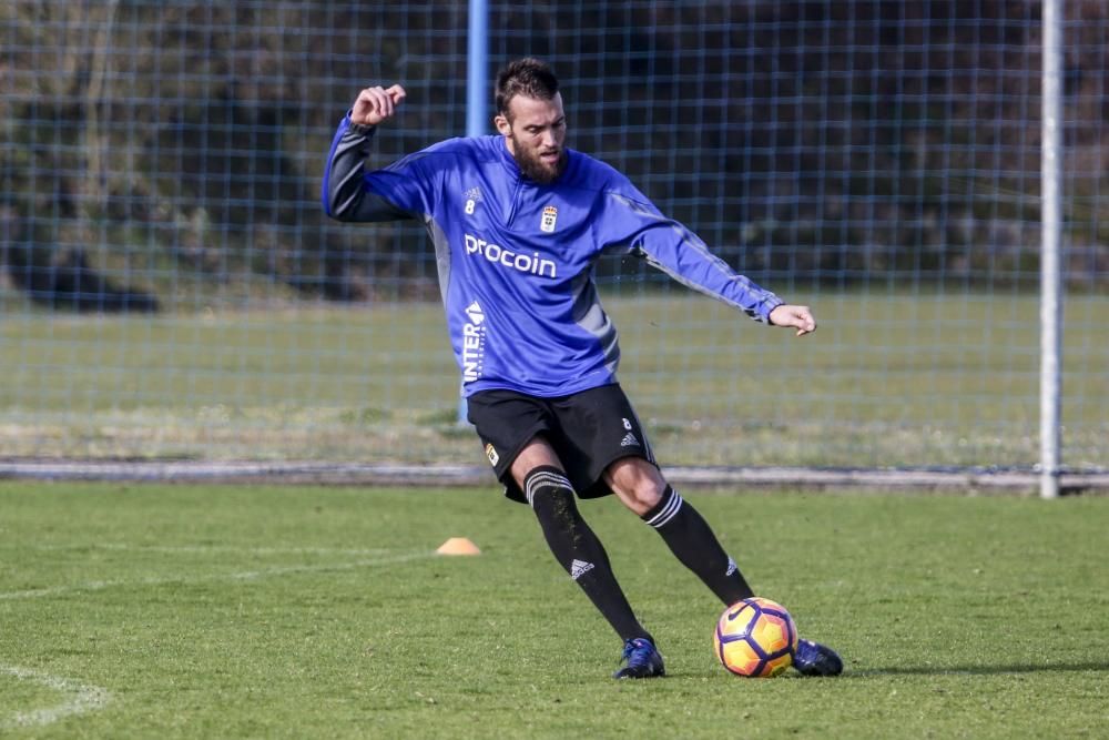 Entrenamiento del Real Oviedo.